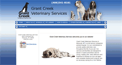Desktop Screenshot of grantcreekvet.com